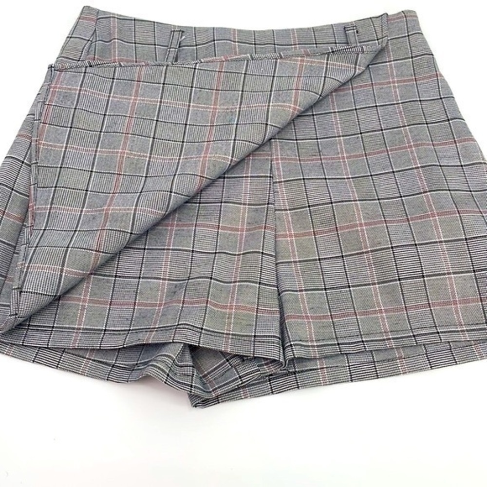 UEC Guess plaid high waisted mini skort size XS - Picture 3 of 7
